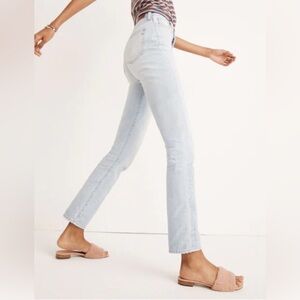 Madewell High-Rise Straight Jeans in Light Wash